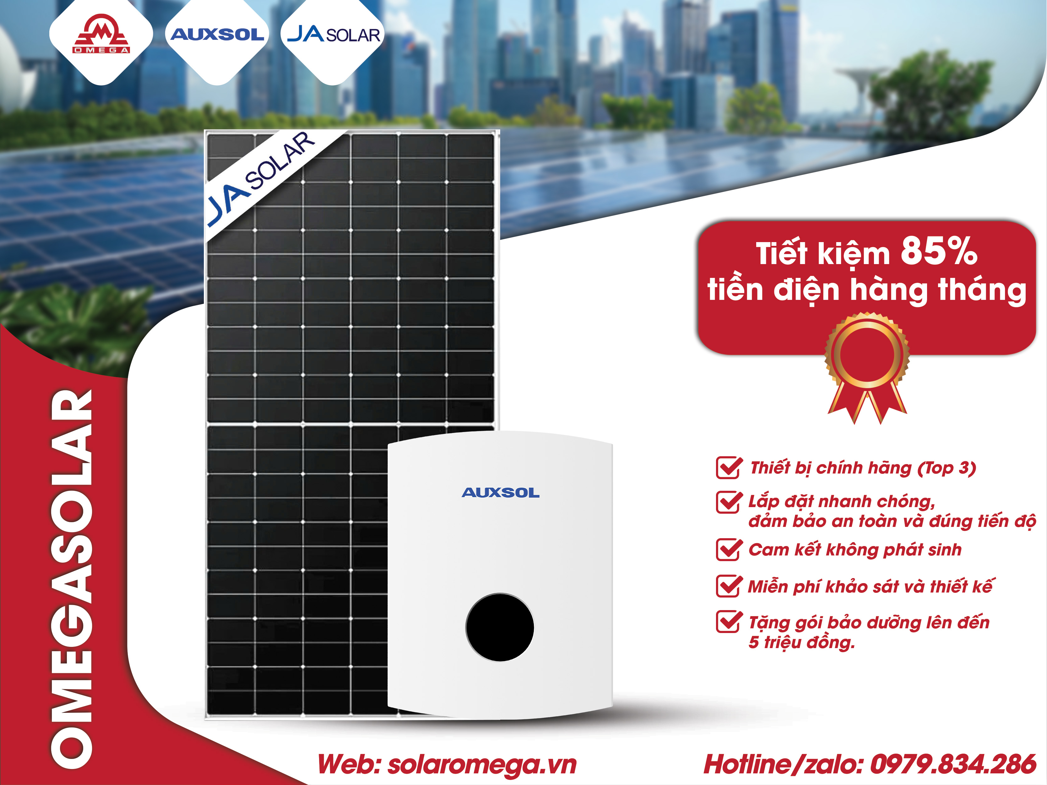 Gói Lắp Đặt Điện Mặt Trời 6kW Hòa Lưới Bám Tải Cho Gia Đình - 1 Pha Áp Thấp