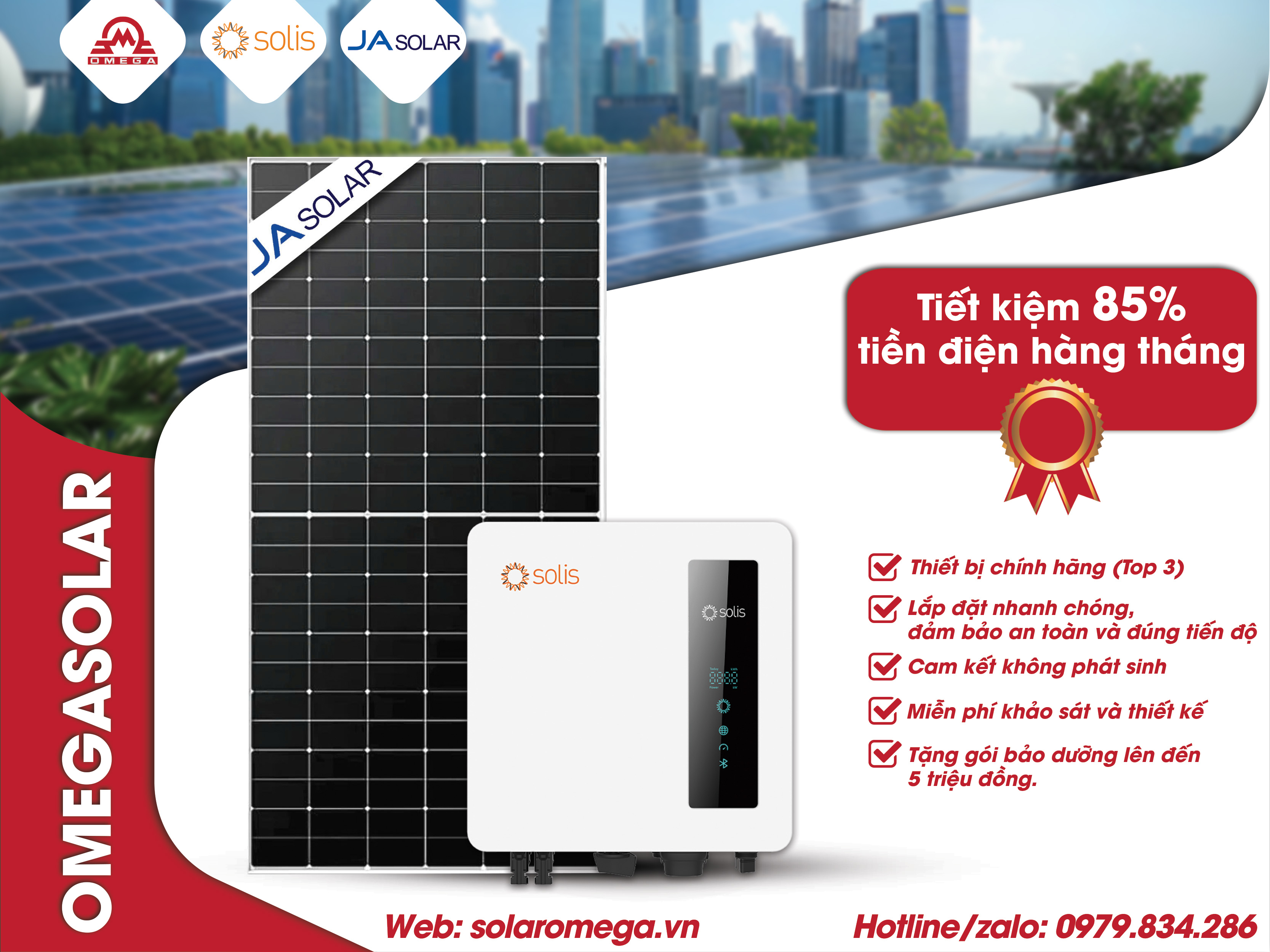 Gói Lắp Đặt Điện Mặt Trời 6kW Hòa Lưới Bám Tải Cho Gia Đình - 1 Pha Áp Thấp