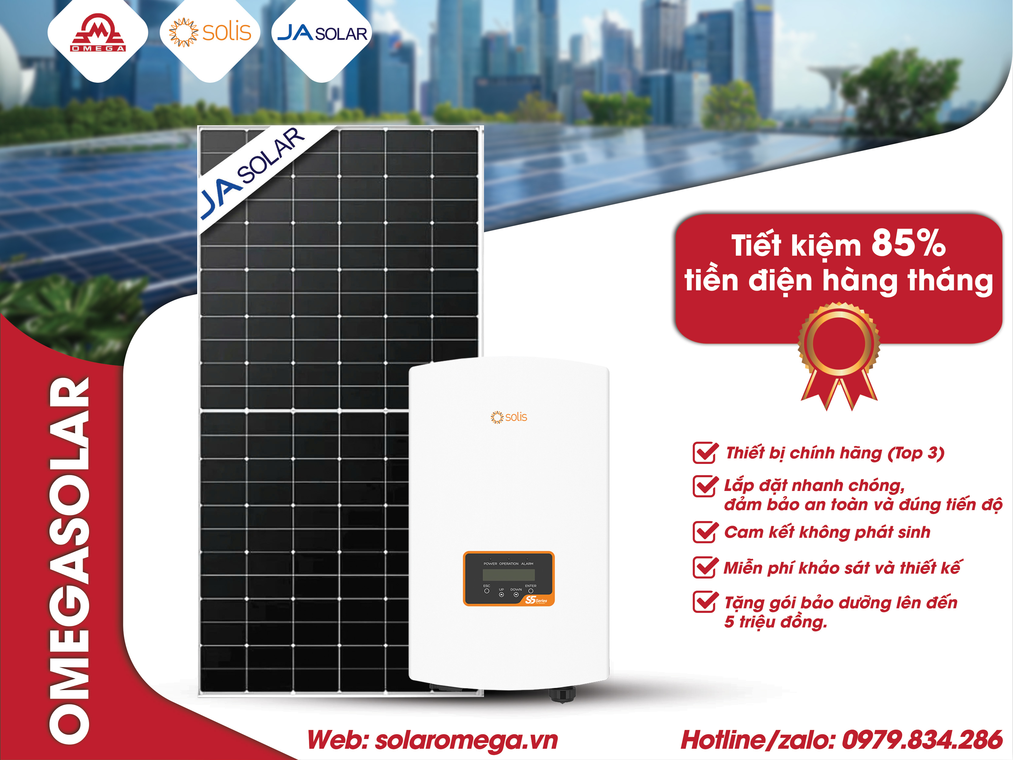 Gói Lắp Đặt Điện Mặt Trời 8kW Hòa Lưới Bám Tải Cho Gia Đình - 1 Pha Áp Thấp