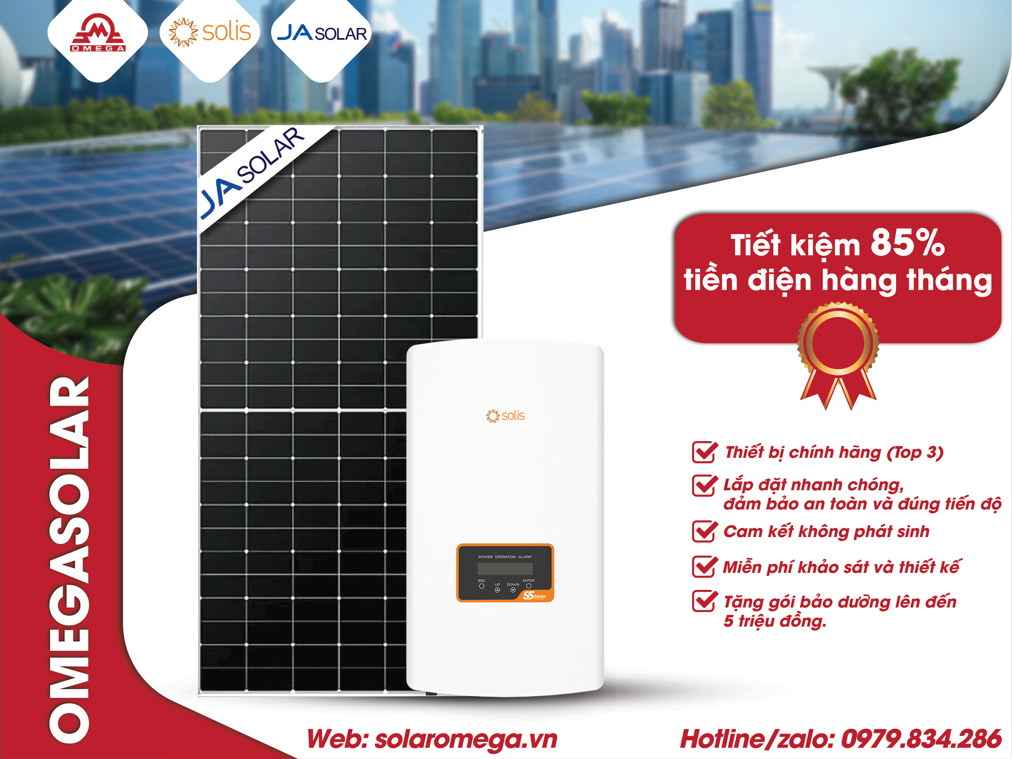 Gói Lắp Đặt Điện Mặt Trời 20kW Hòa Lưới Bám Tải Cho Gia Đình - 3 Pha Áp Thấp