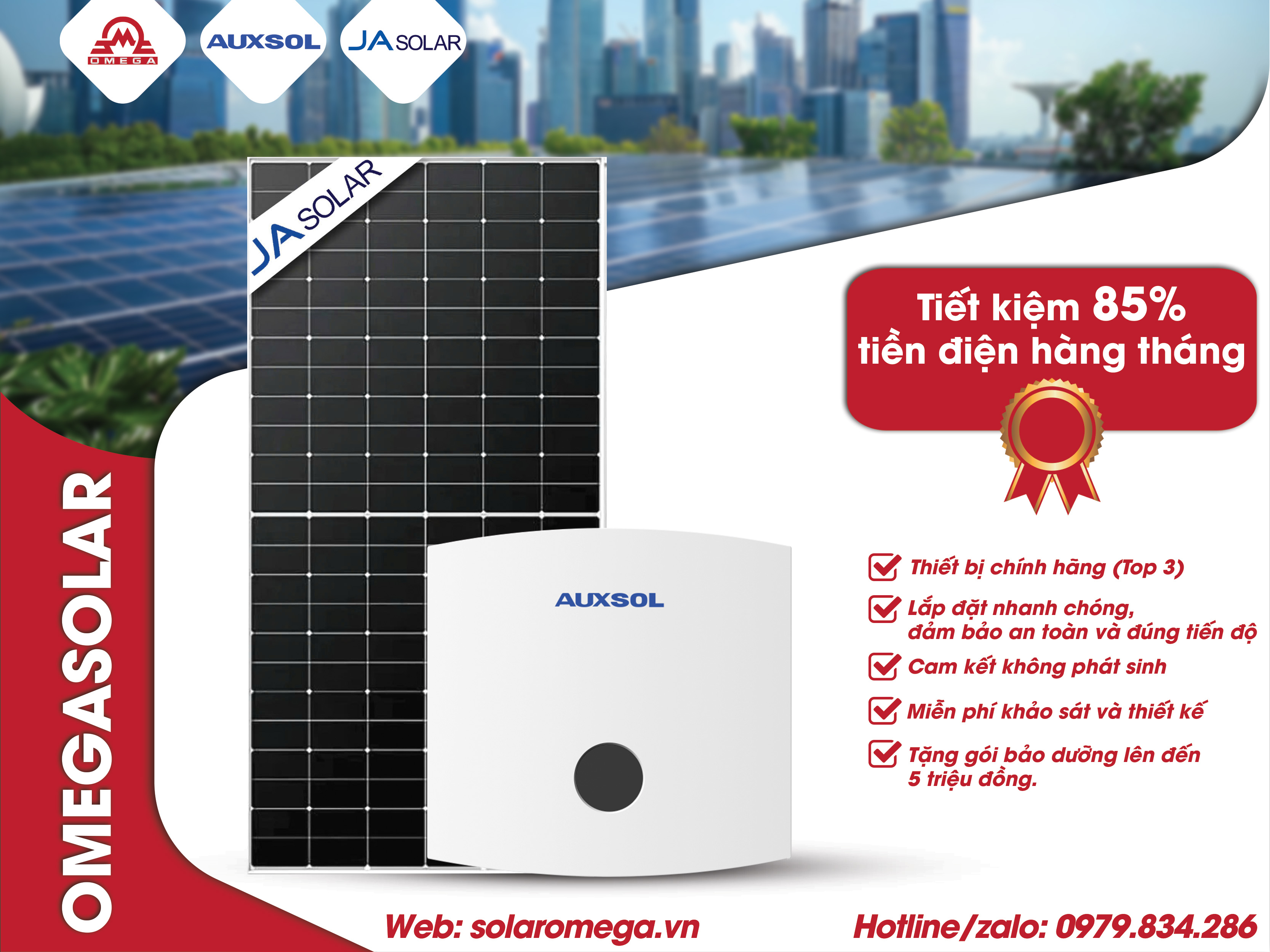 Gói Lắp Đặt Điện Mặt Trời 25kW Hòa Lưới Bám Tải Cho Gia Đình - 3 Pha Áp Thấp