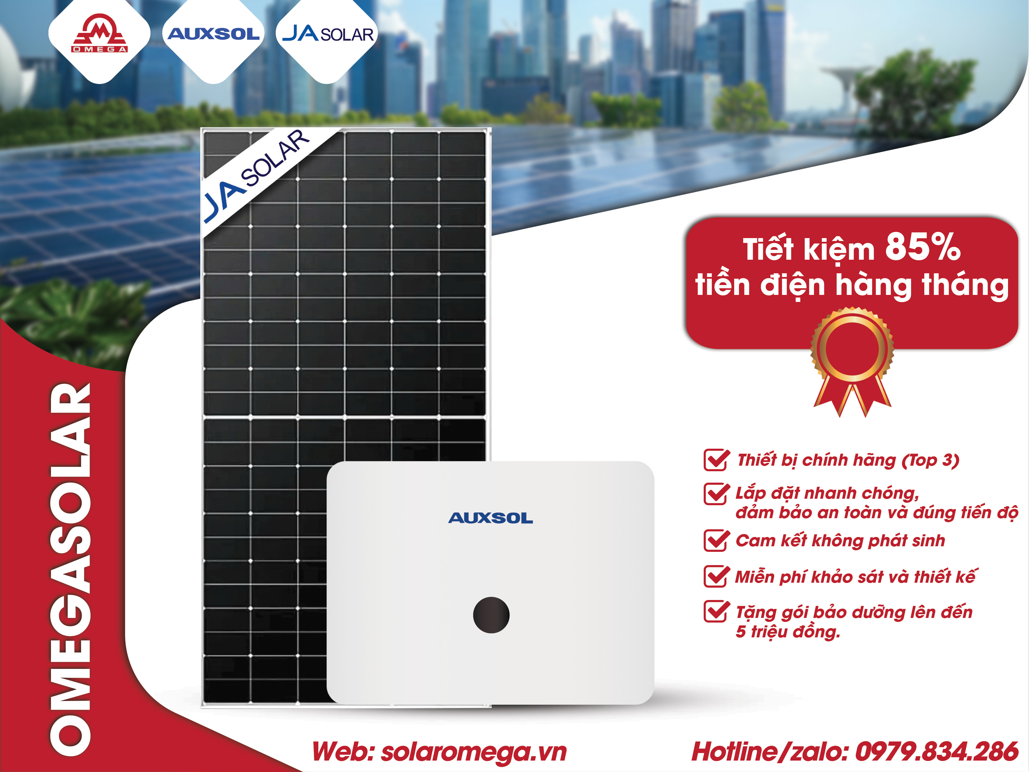 Gói Lắp Đặt Điện Mặt Trời 30kW Hòa Lưới Bám Tải Cho Gia Đình - 3 Pha Áp Thấp